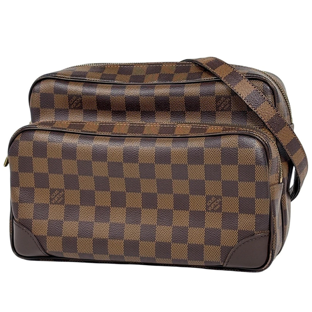 Louis Vuitton Nile Shoulder Bag Damier Brown